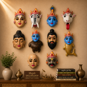 "Dashavatar" – Ten Divine Incarnations of Lord Vishnu | Symbol of Protection, Dharma & Spiritual Harmony