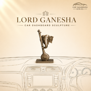 Lord Ganesha Car Dashboard Sculpture