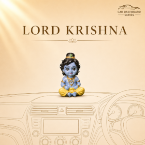 Lord Krishna Car Dashboard Sculpture
