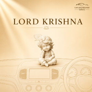 Lord Krishna Car Dashboard Sculpture
