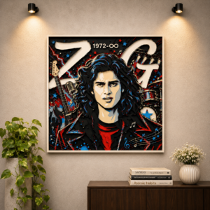'Rockstar' – ZG 3D Printed Wall Poster