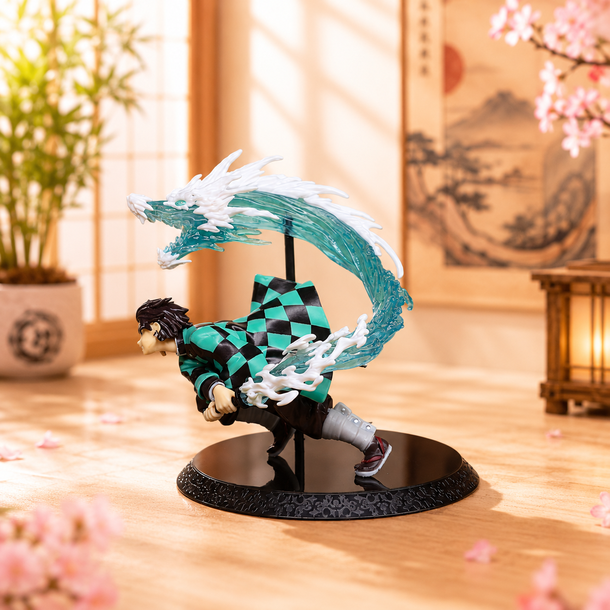 anjiro Kamado Dragon Pose Action Figure – Water Breathing & Hinokami Kagura Anime Collectible - Image 2